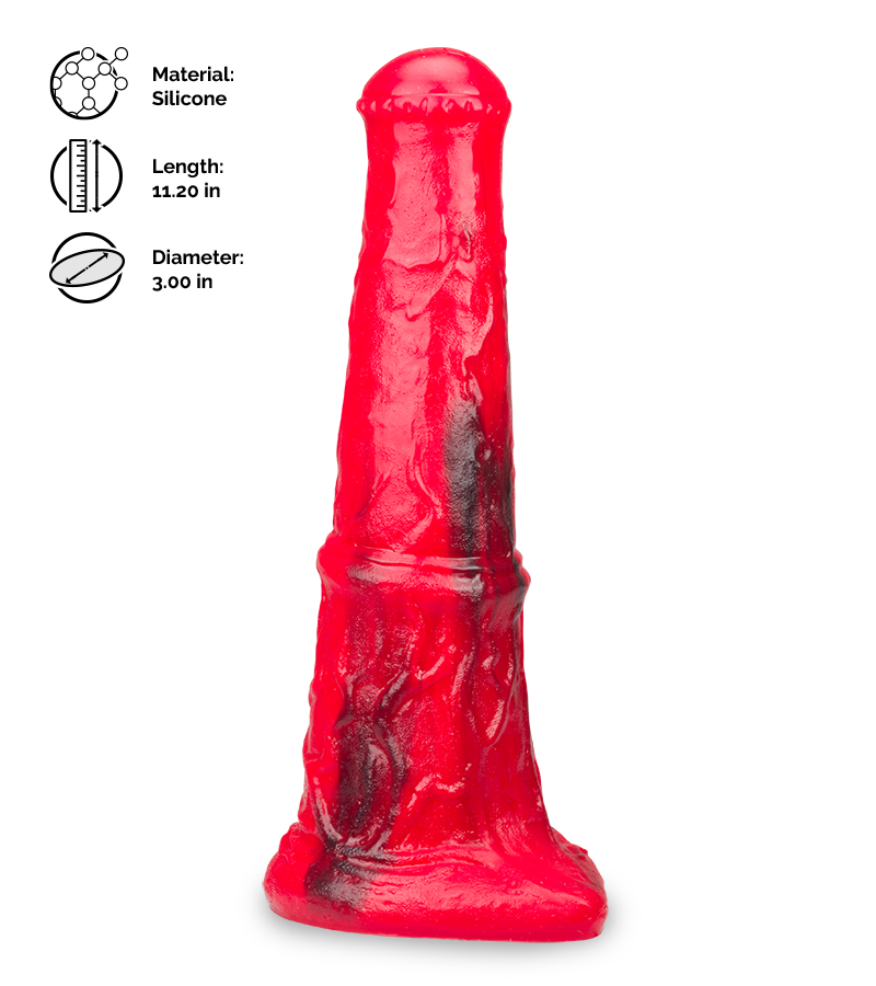 Horse girthy animal dildo