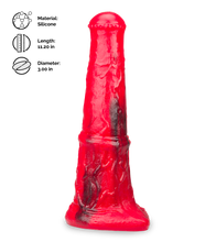 Load image into Gallery viewer, Horse girthy animal dildo