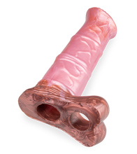 Load image into Gallery viewer, Horse silicone cock sleeve 7.50 inches