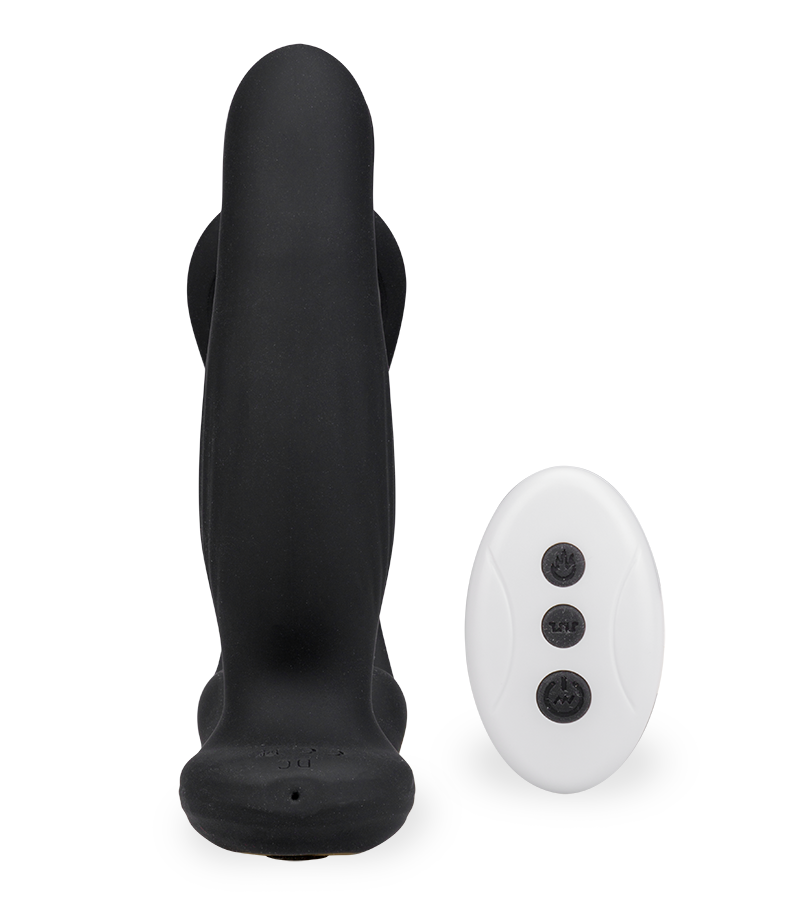 Hubert prostate massager with cock rings