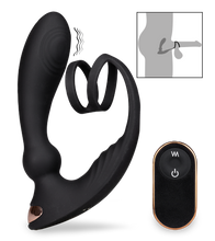 Load image into Gallery viewer, Hutter prostate massager with cock ring