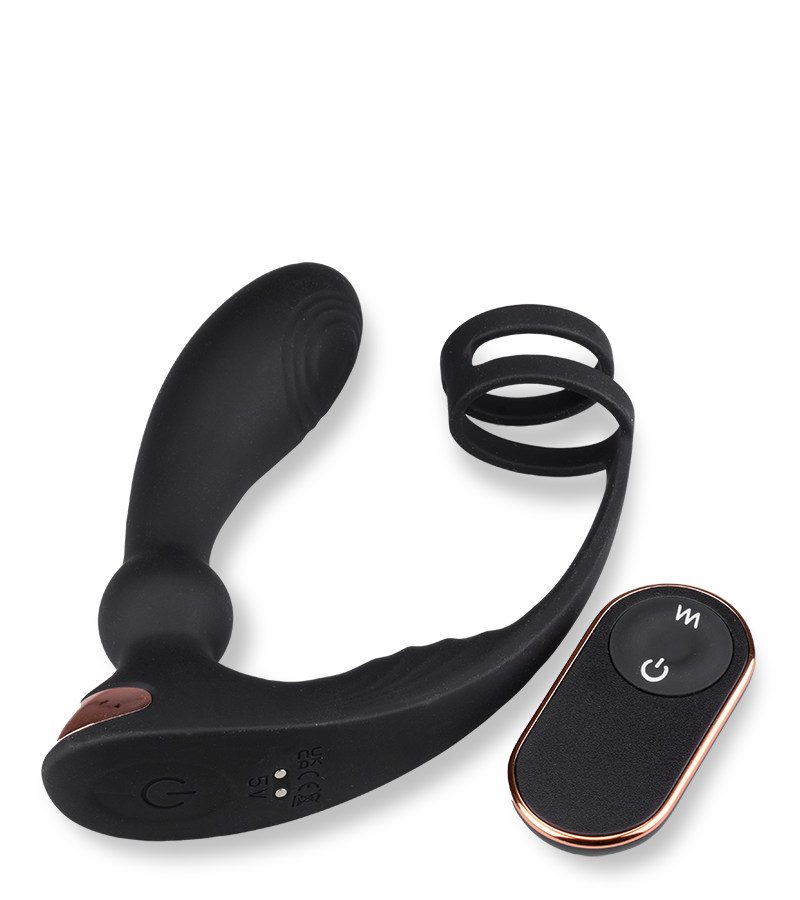 Hutter prostate massager with cock ring