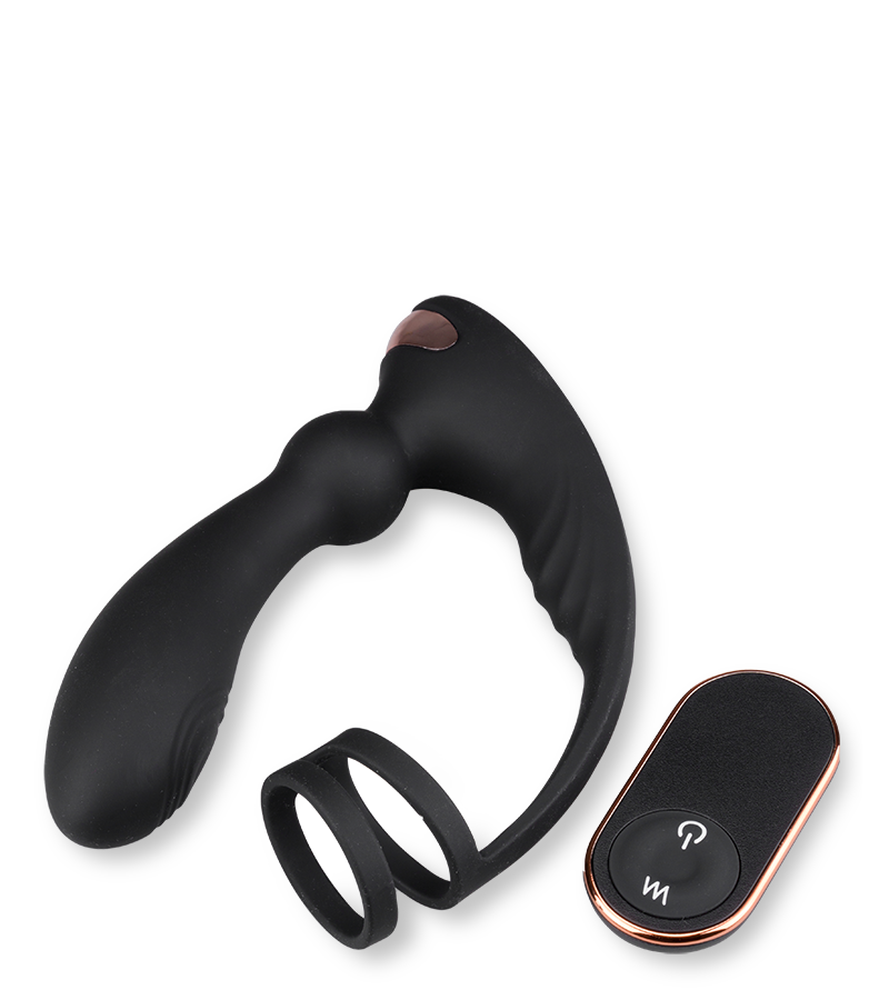 Hutter prostate massager with cock ring