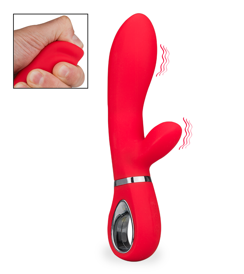 Hydrangea soft and comfortable rabbit vibrator