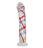 Hypnosis glass dildo