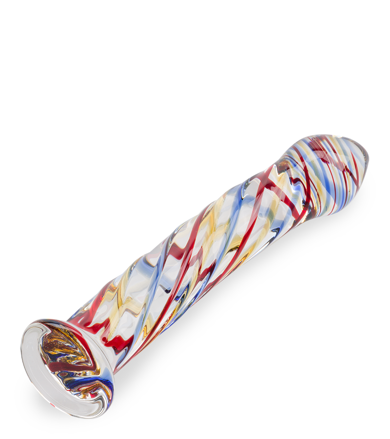 Hypnosis glass dildo