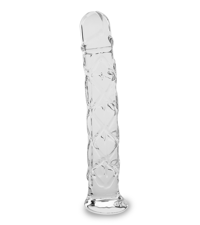Icey glass dildo