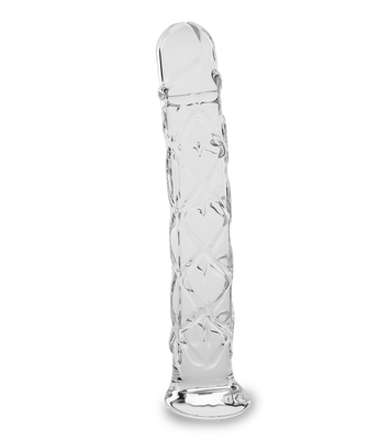 Icey glass dildo