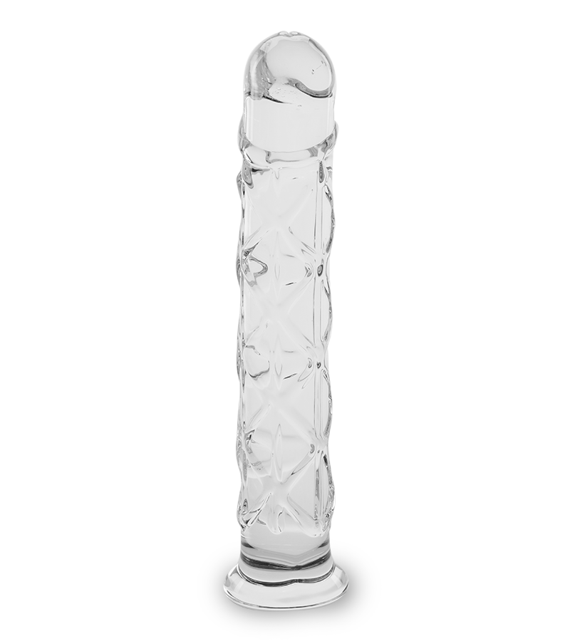 Icey glass dildo