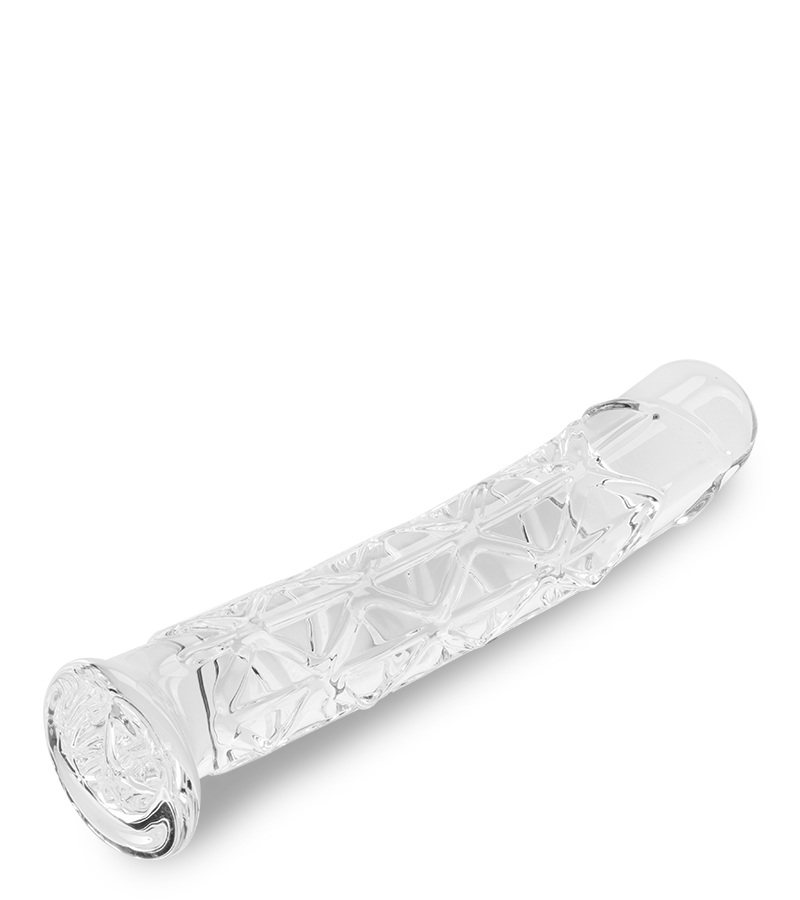 Icey glass dildo
