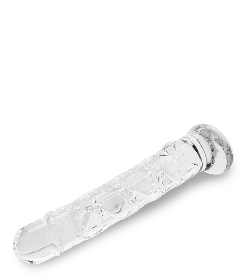 Icey glass dildo