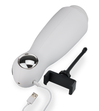 Load image into Gallery viewer, Icicle rotating and thrusting masturbator with phone holder