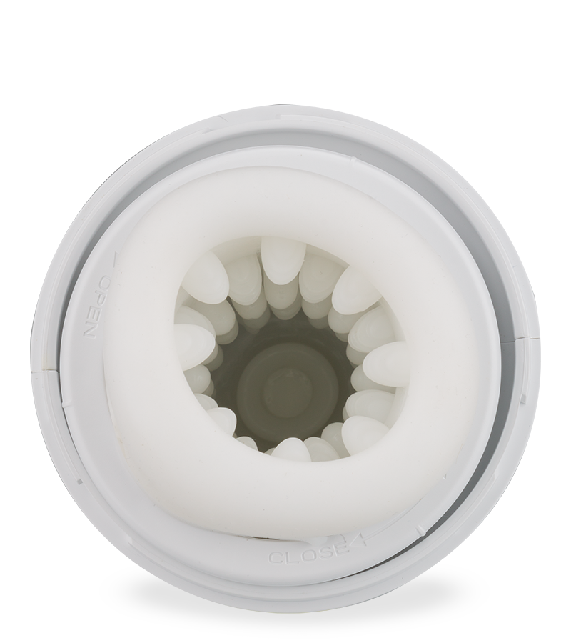 Icicle rotating and thrusting masturbator with phone holder