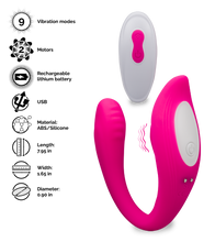 Load image into Gallery viewer, Idol remote control clitoris and G-spot stimulator