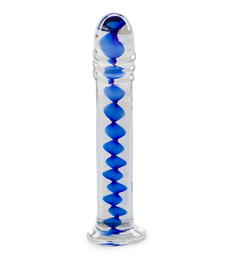 Infinity glass dildo