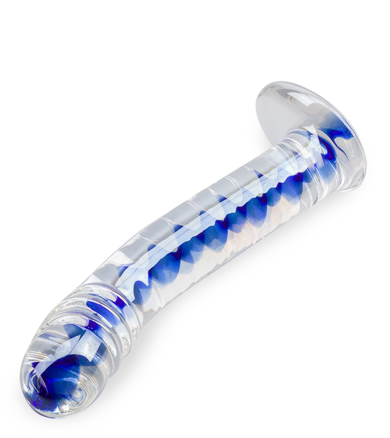 Infinity glass dildo