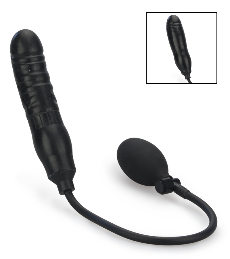 Inflatable anal dildo