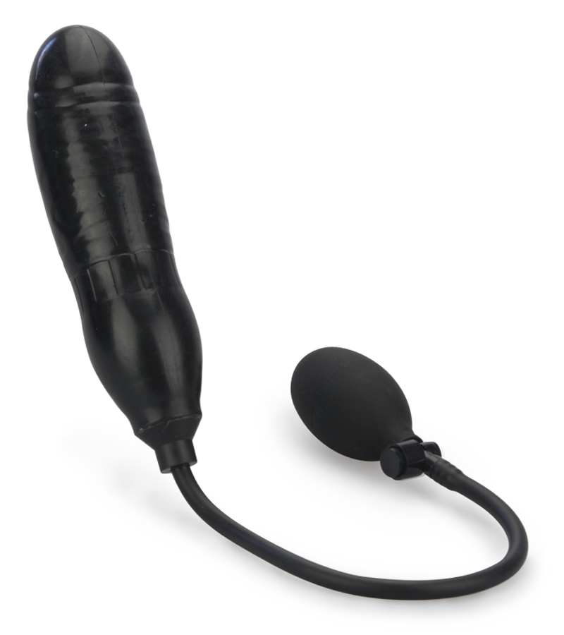 Inflatable anal dildo