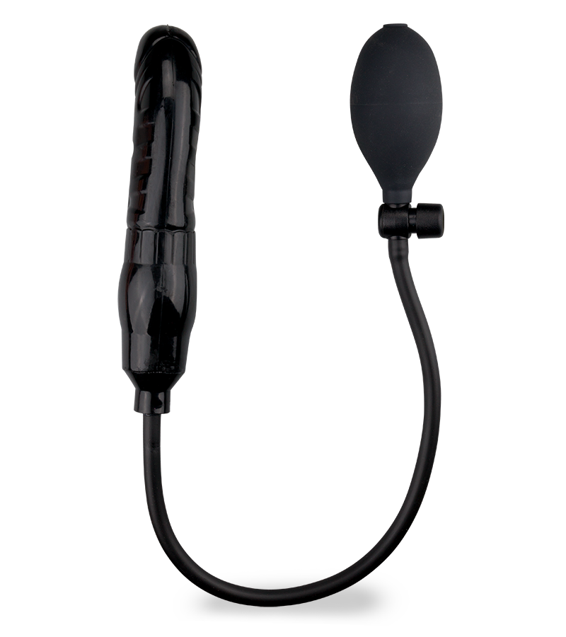 Inflatable anal dildo
