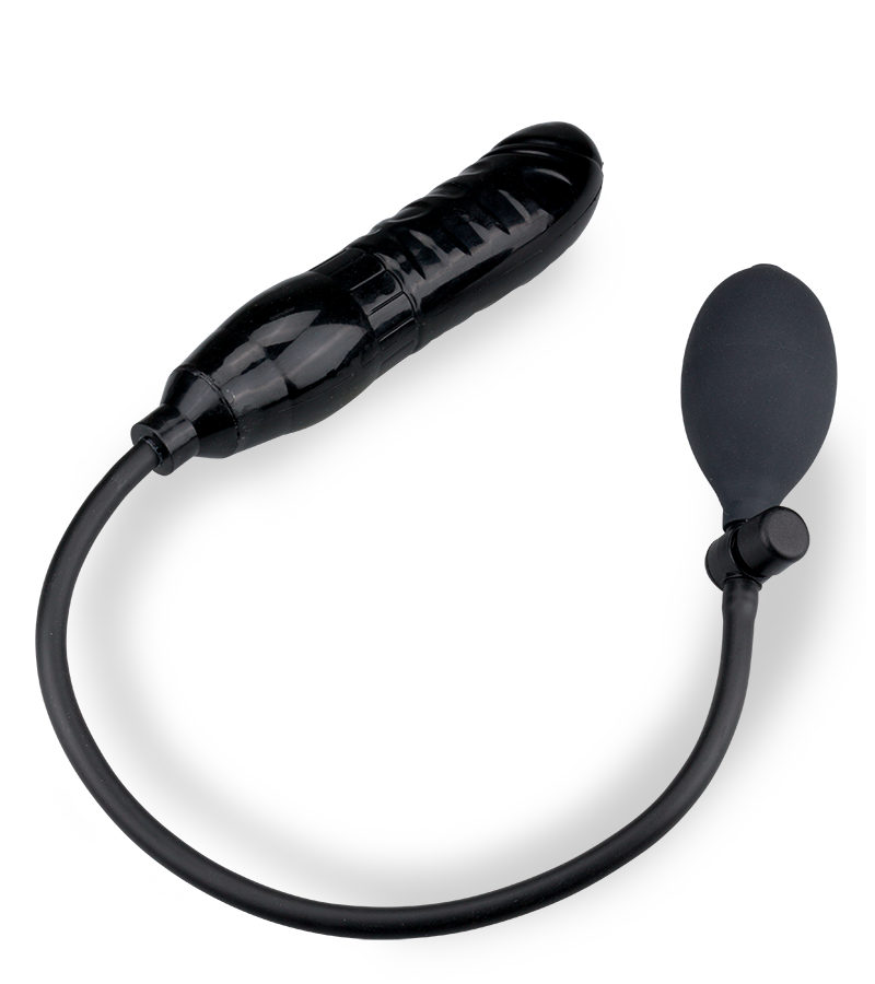 Inflatable anal dildo
