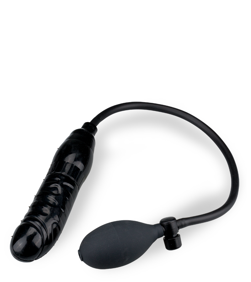 Inflatable anal dildo