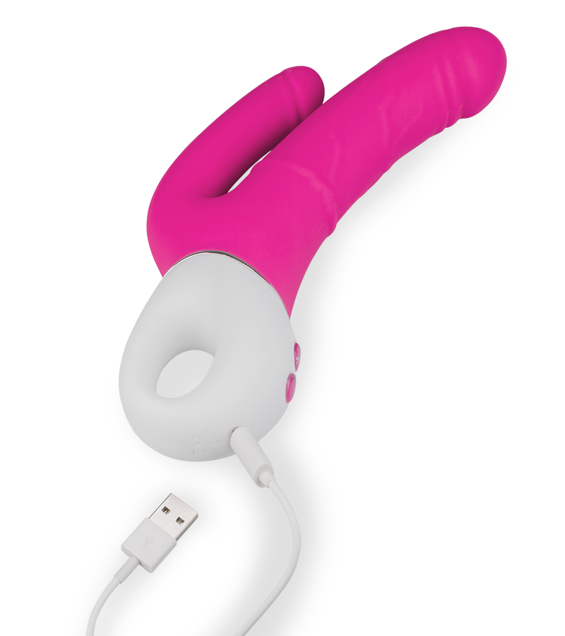 Jakiro double dildo vibrator