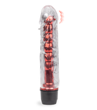 Jay vibrating dildo with removable sleeve