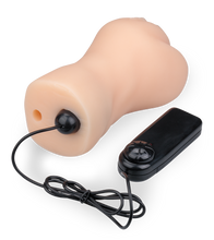 Load image into Gallery viewer, Jena ribbed and textured vibrating pocket pussy