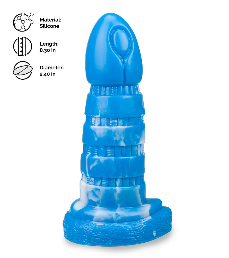 Jörmungandr fantasy suction cup dildo