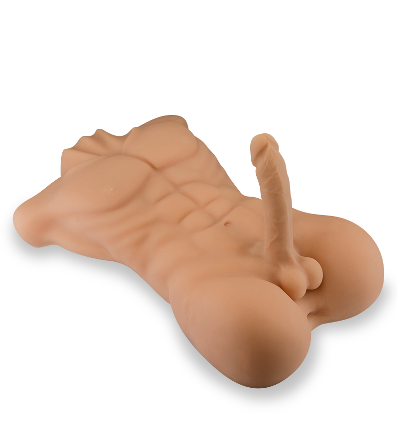 Jonathan realistic male sex torso with penis and anus