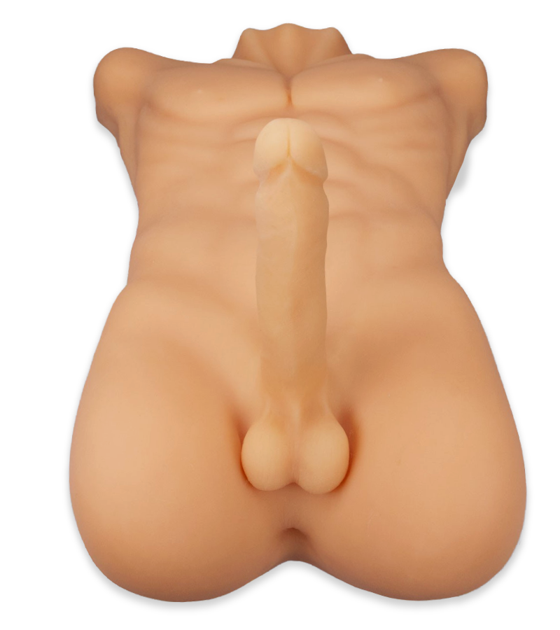 Jonathan realistic male sex torso with penis and anus