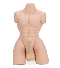 Load image into Gallery viewer, Joshua male sex torso with bendable penis and anus 11 lb