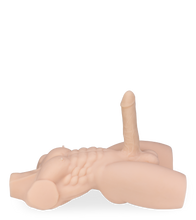 Load image into Gallery viewer, Joshua male sex torso with bendable penis and anus 11 lb
