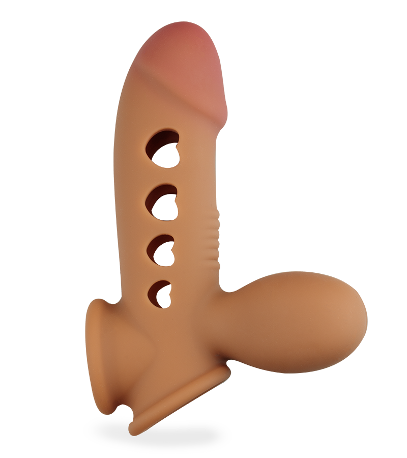 Juan inflatable cock sleeve with ball loop