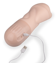 Load image into Gallery viewer, Judy realistic masturbator with suction and vibrations