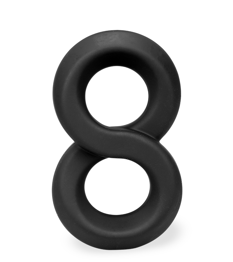 Julo medical-grade silicone double cock ring