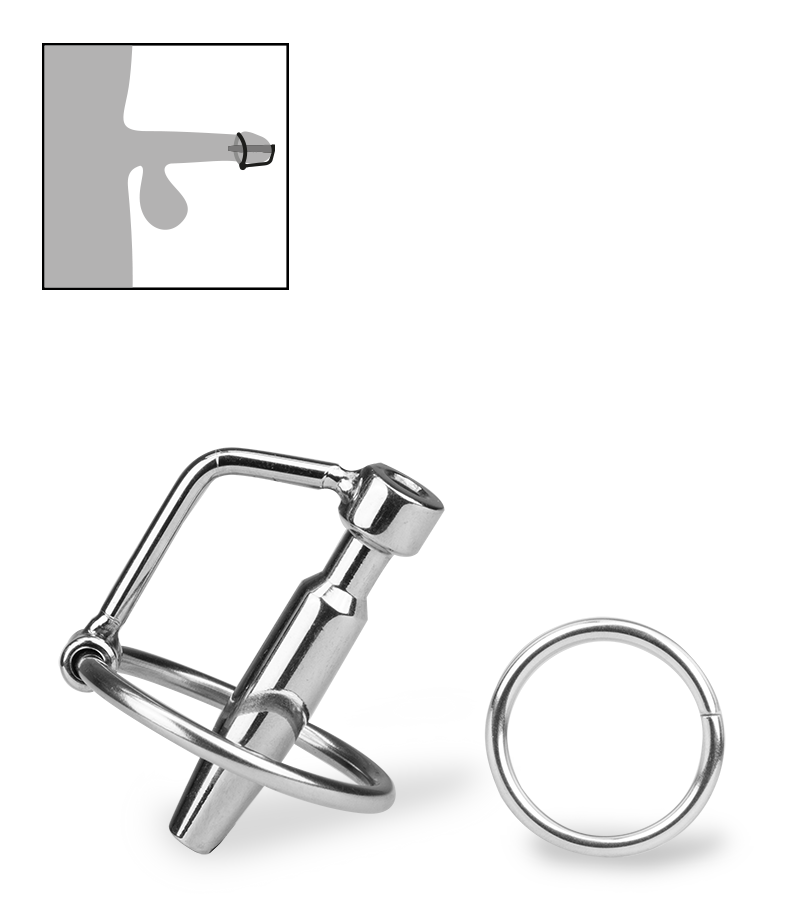 Juno hollow penis plug