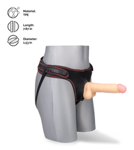 Load image into Gallery viewer, Jupiter realistic suction cup strap on dildo