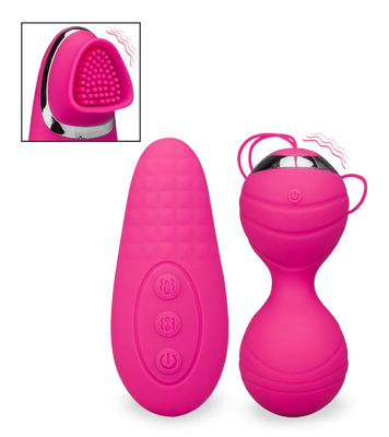 Kegel balls with vibrating remote control