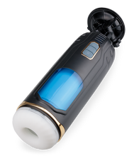 Load image into Gallery viewer, Kimi vibrating and thrusting masturbator with suction action