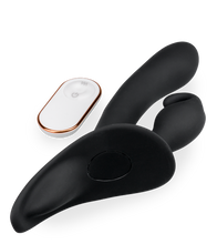 Load image into Gallery viewer, Ladies remote-controlled vibrating rabbit strap-on