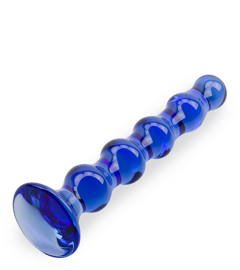 Lagoon glass dildo