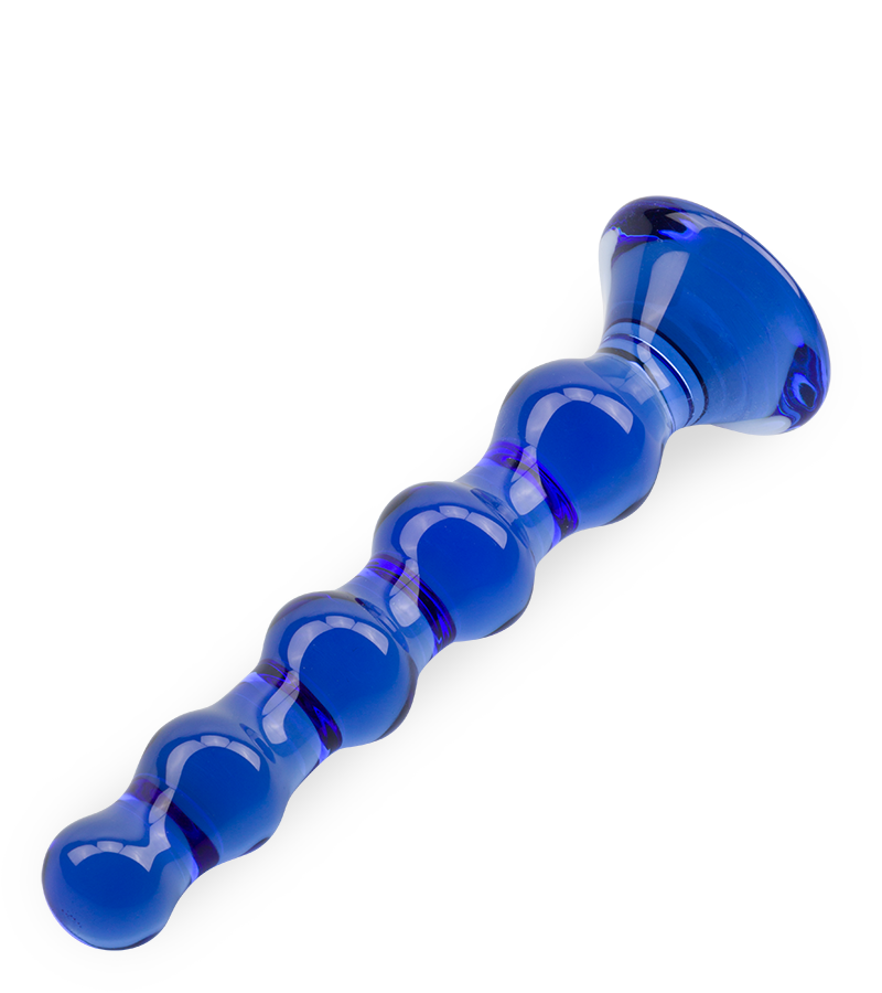 Lagoon glass dildo