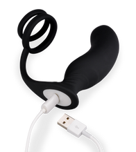 Load image into Gallery viewer, Lanco vibrating cock ring prostate stimulator