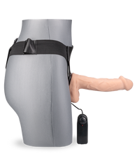 Load image into Gallery viewer, Landon extra-large vibrating strap-on dildo