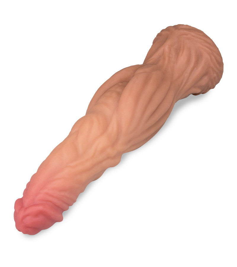 Large liquid silicone ultra venous dildo 9.75 inches