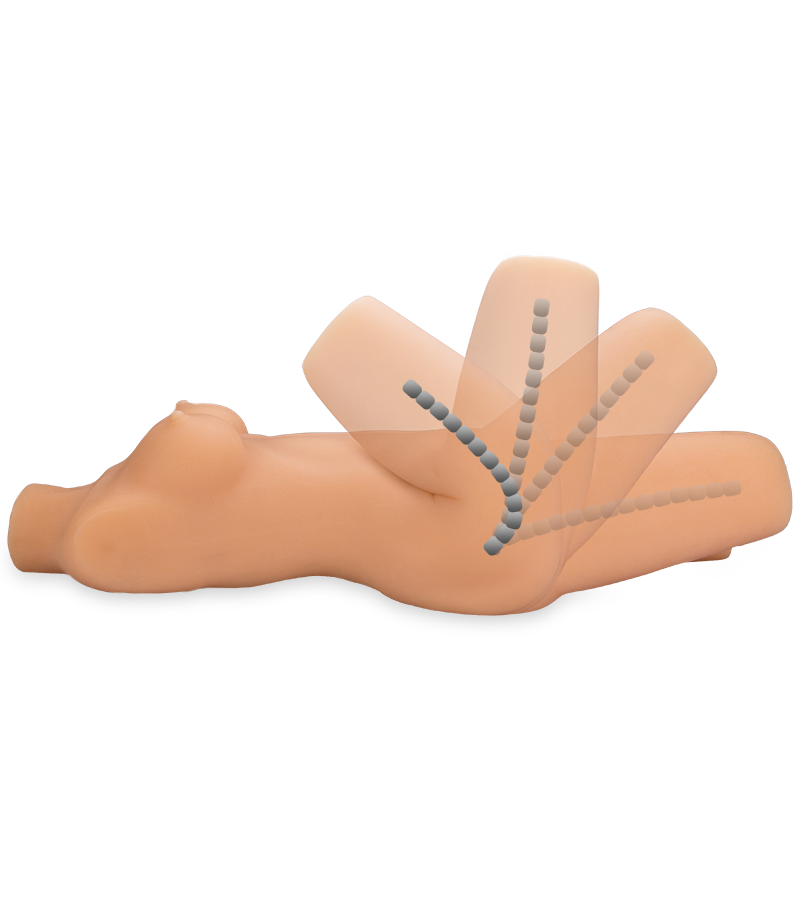 Large masturbator torso 22.00 inches 16.50 pounds