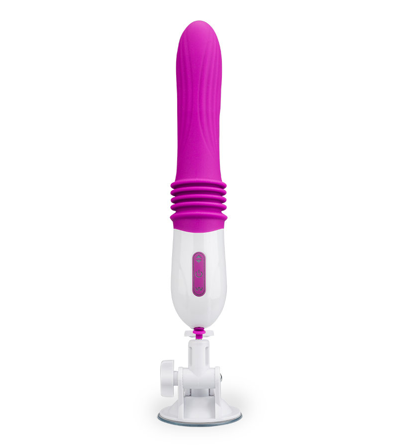 Large thrusting suction-cup vibrator