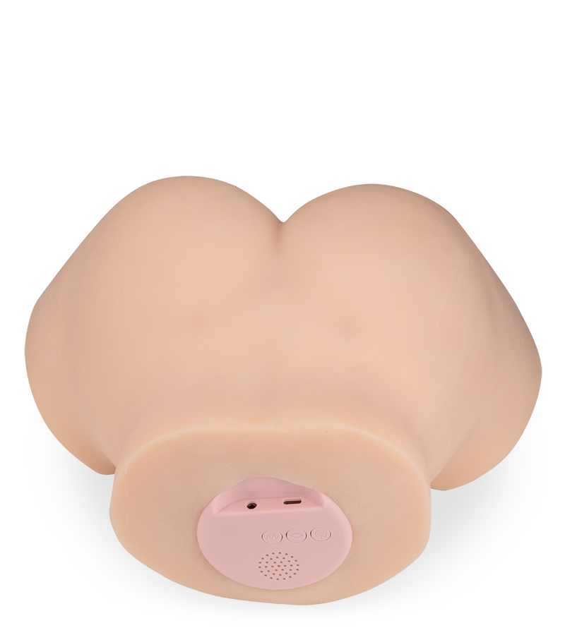 Lauren sucking and vibrating ass masturbator 9 lb