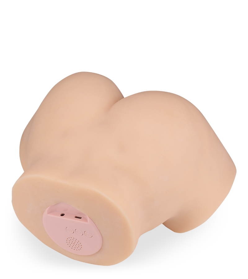 Lauren sucking and vibrating ass masturbator 9 lb